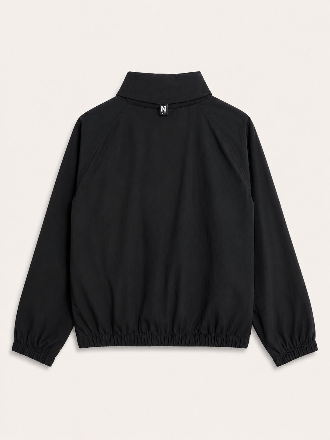 Casaca impermeable deportiva negra - Miniatura 3
