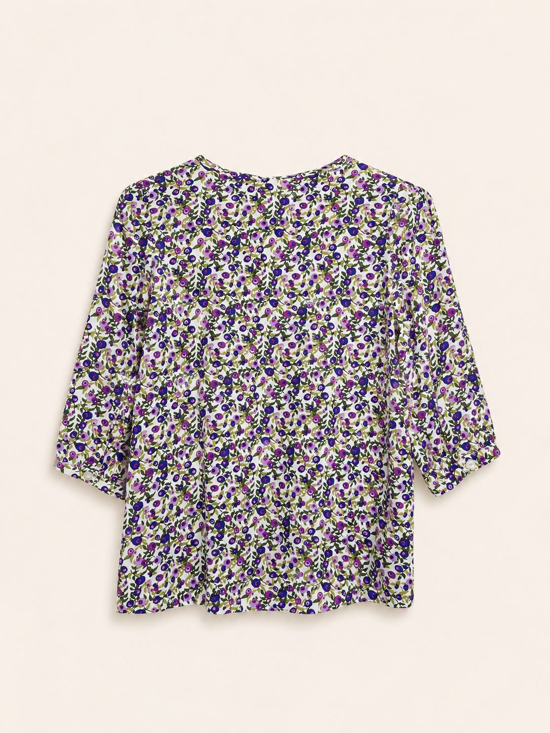 Blusa flores lilas - Miniatura 2