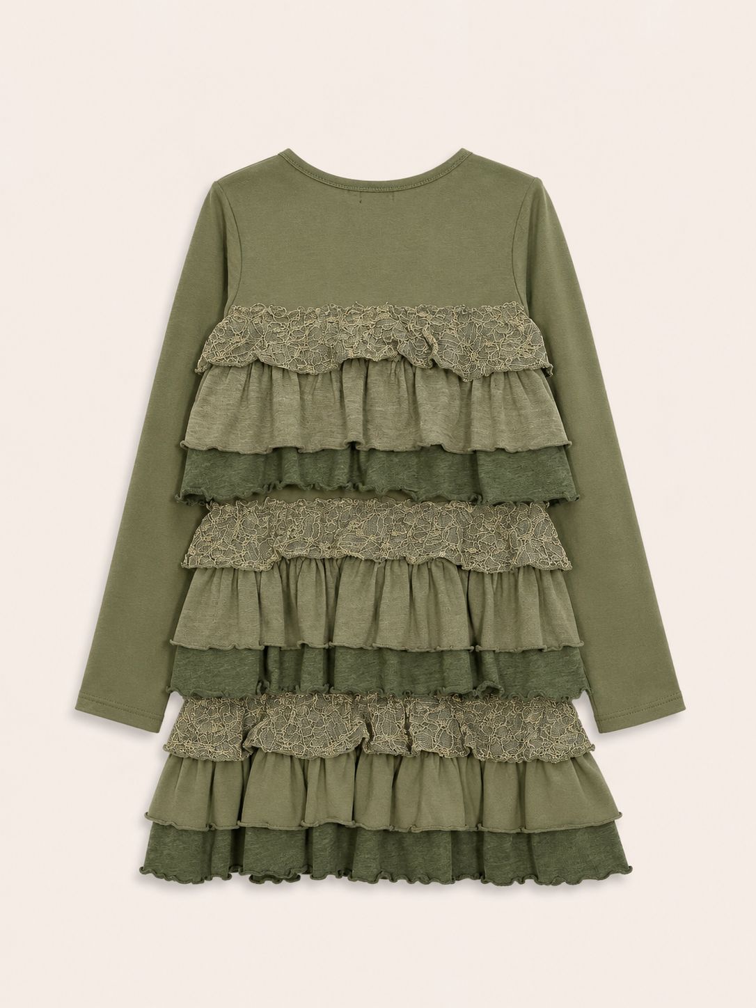 Vestido verde en tiempos - Miniatura 2