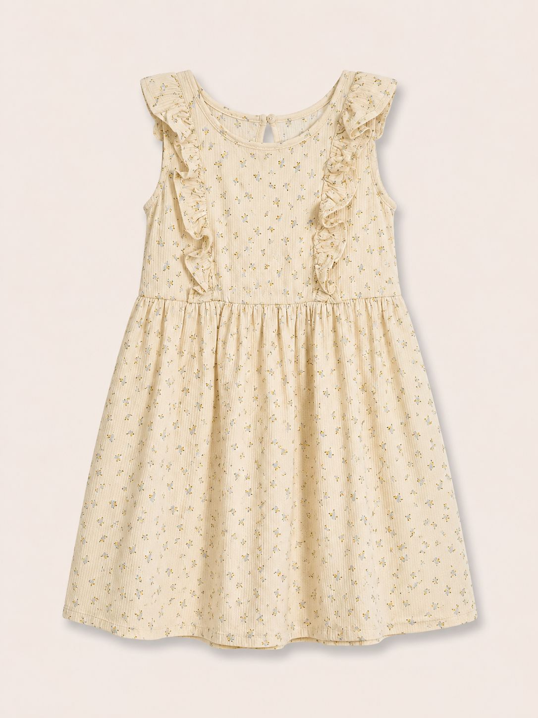 Vestido amarillo pastel