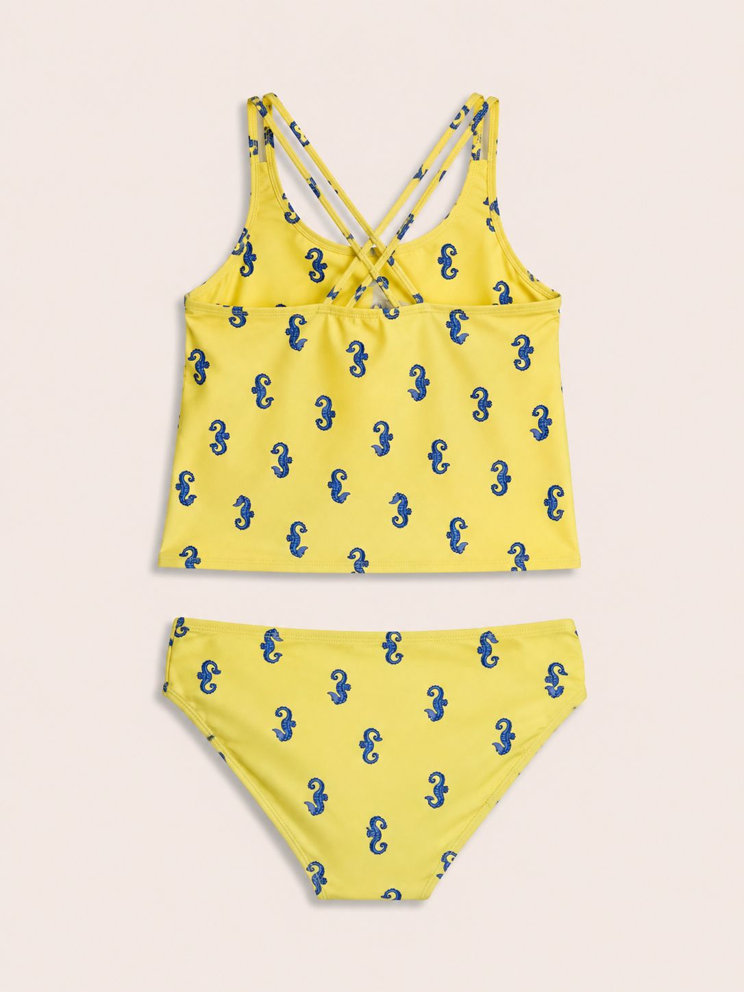 Bikini amarillo con caballitos de mar - Miniatura 2