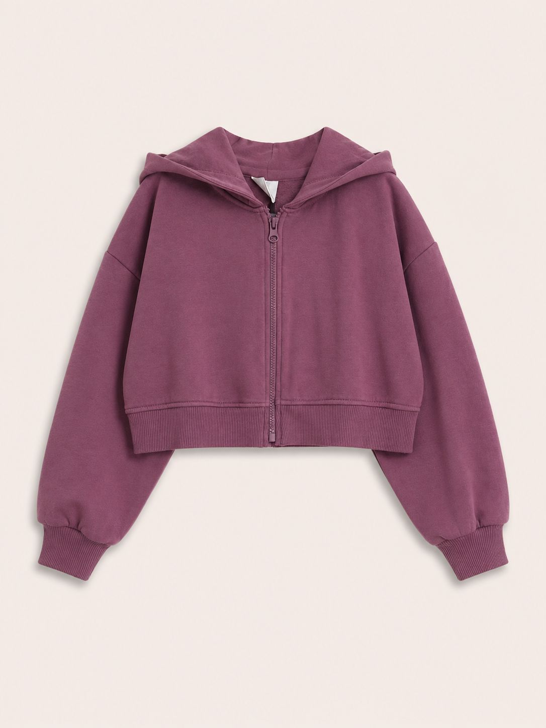 Casaca Crop con capucha