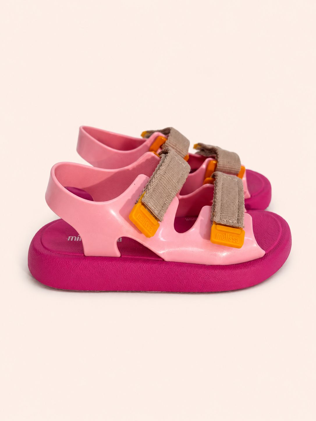 Sandalias fucsias pega pega - Miniatura 2