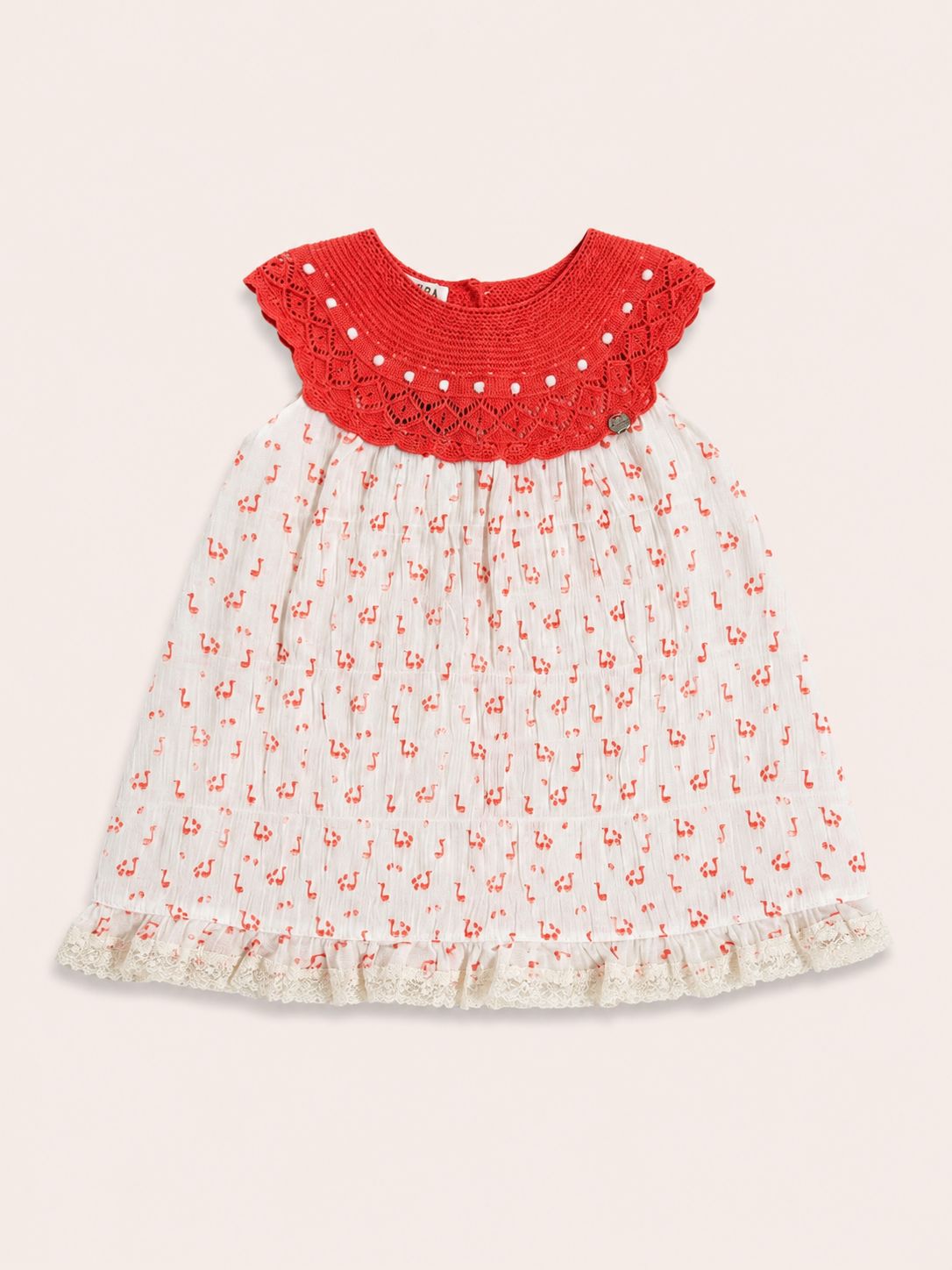 Vestido Tejido en pecho