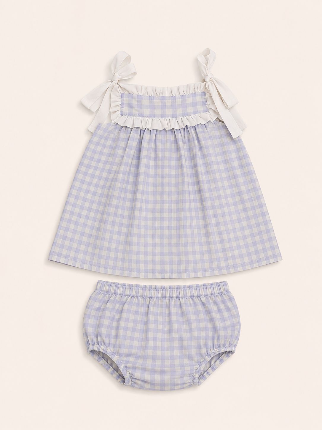Blusa y bombacha cuadros