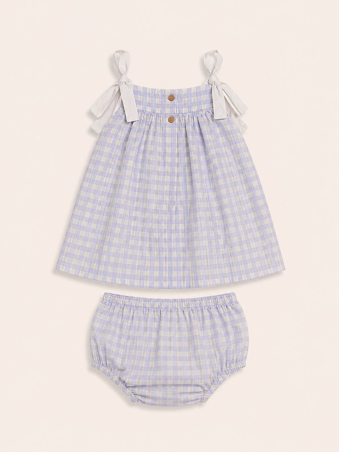 Blusa y bombacha cuadros - Miniatura 2