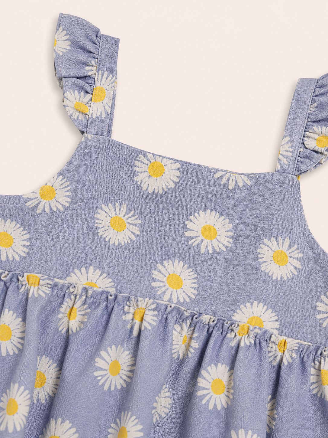 Vestido celeste con margaritas - Miniatura 2