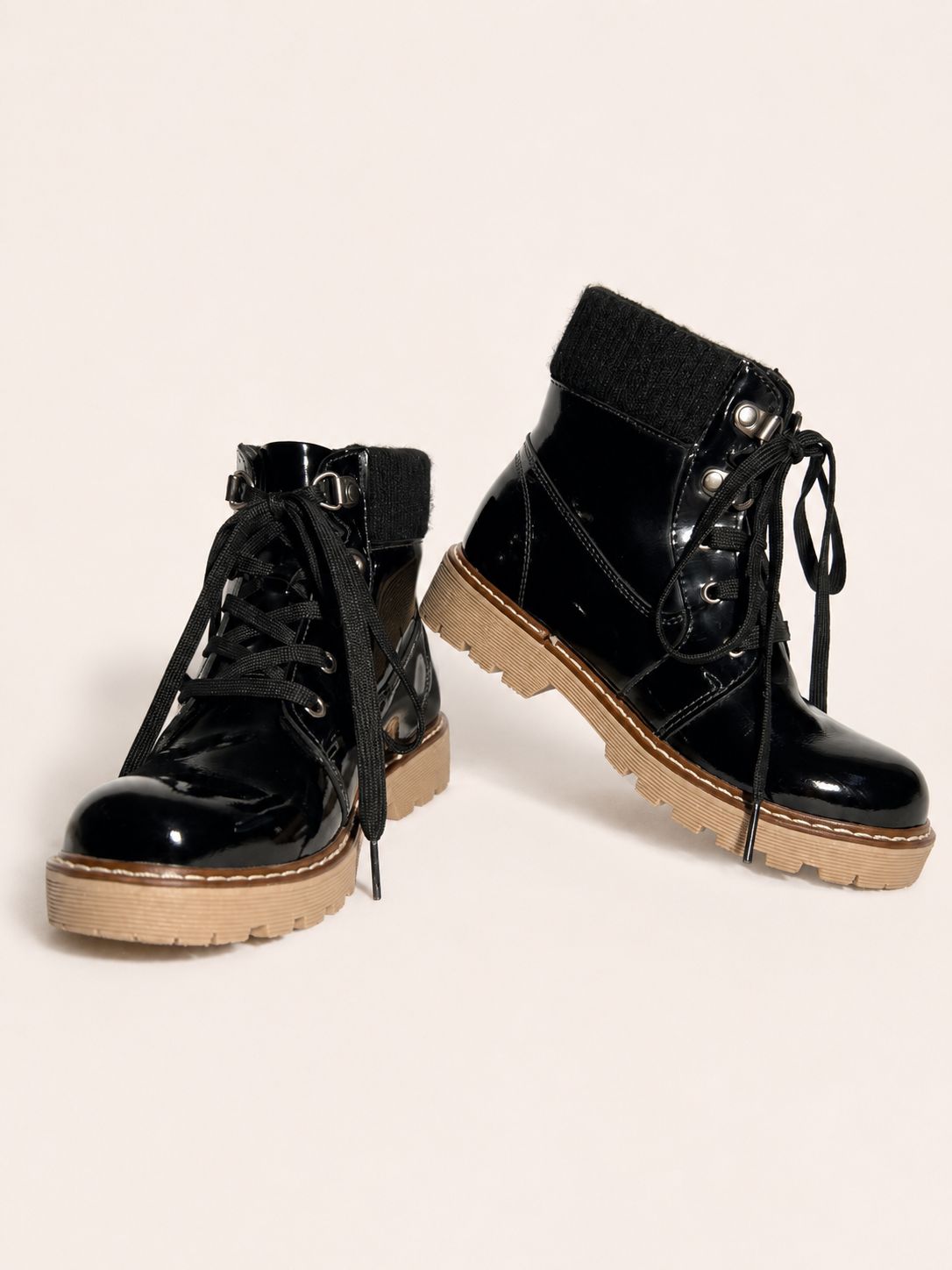 Botines negros charol - Miniatura 3