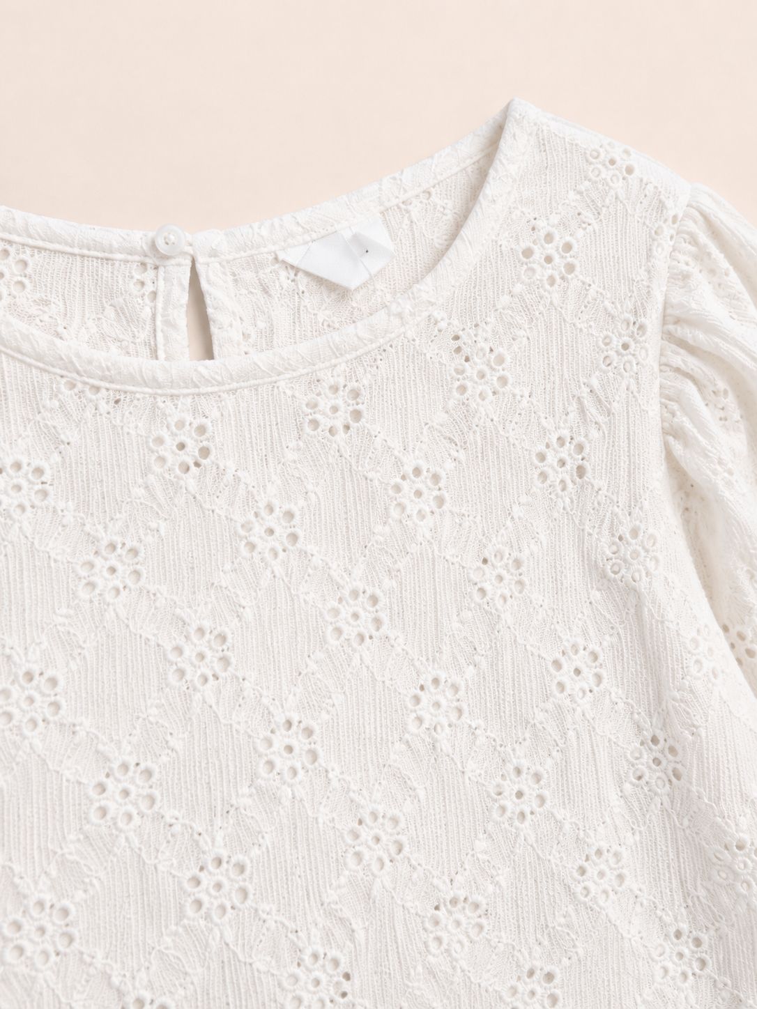 Blusa blanca mangas bombachas - Miniatura 2