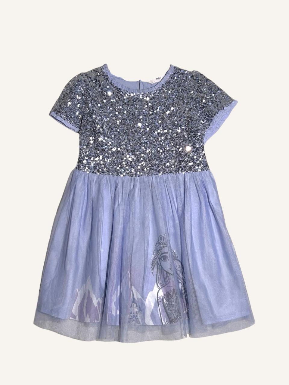 Vestido Frozen lentejuelas