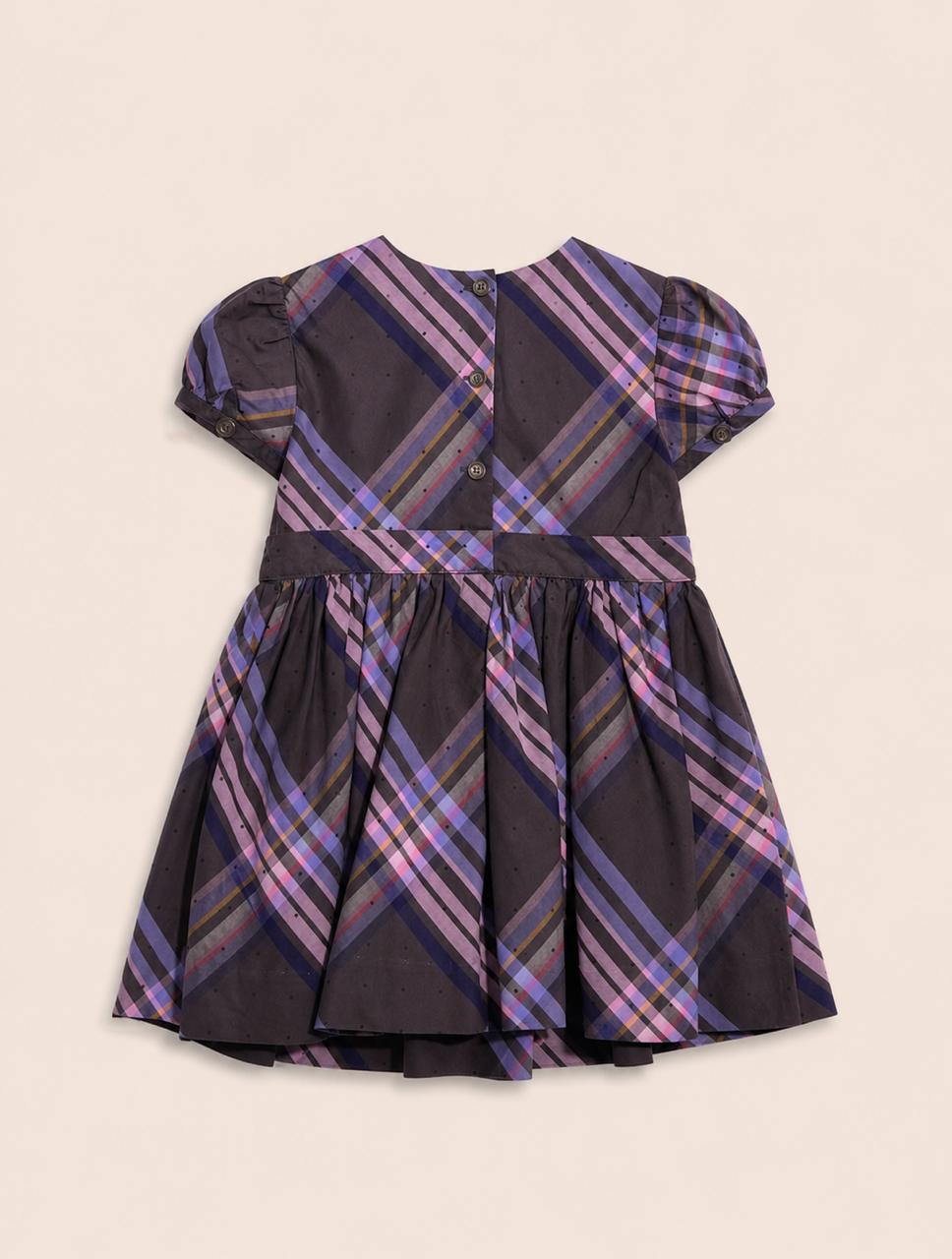 Vestido rayas lilas - Miniatura 2