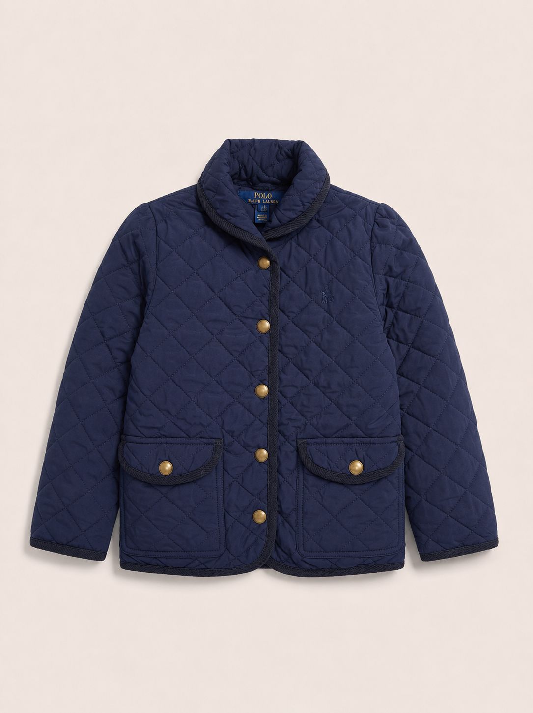 Chaqueta quilted azul