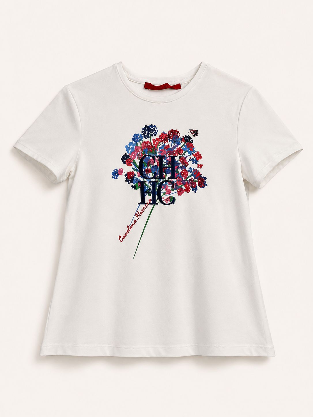 Camiseta con flores