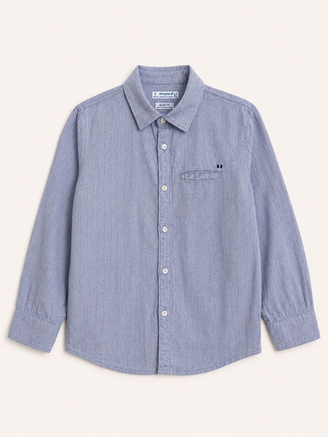 Camisa celeste con Puntos