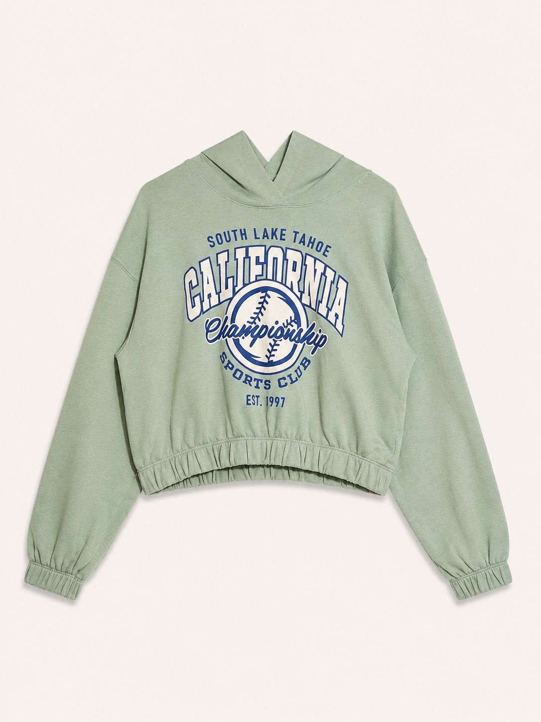 Polera crop verde