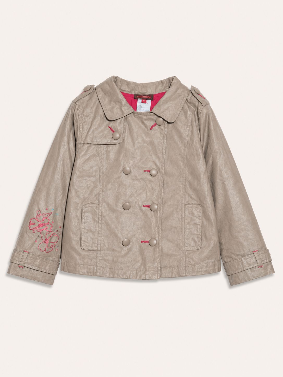 Chaqueta beige impermeable