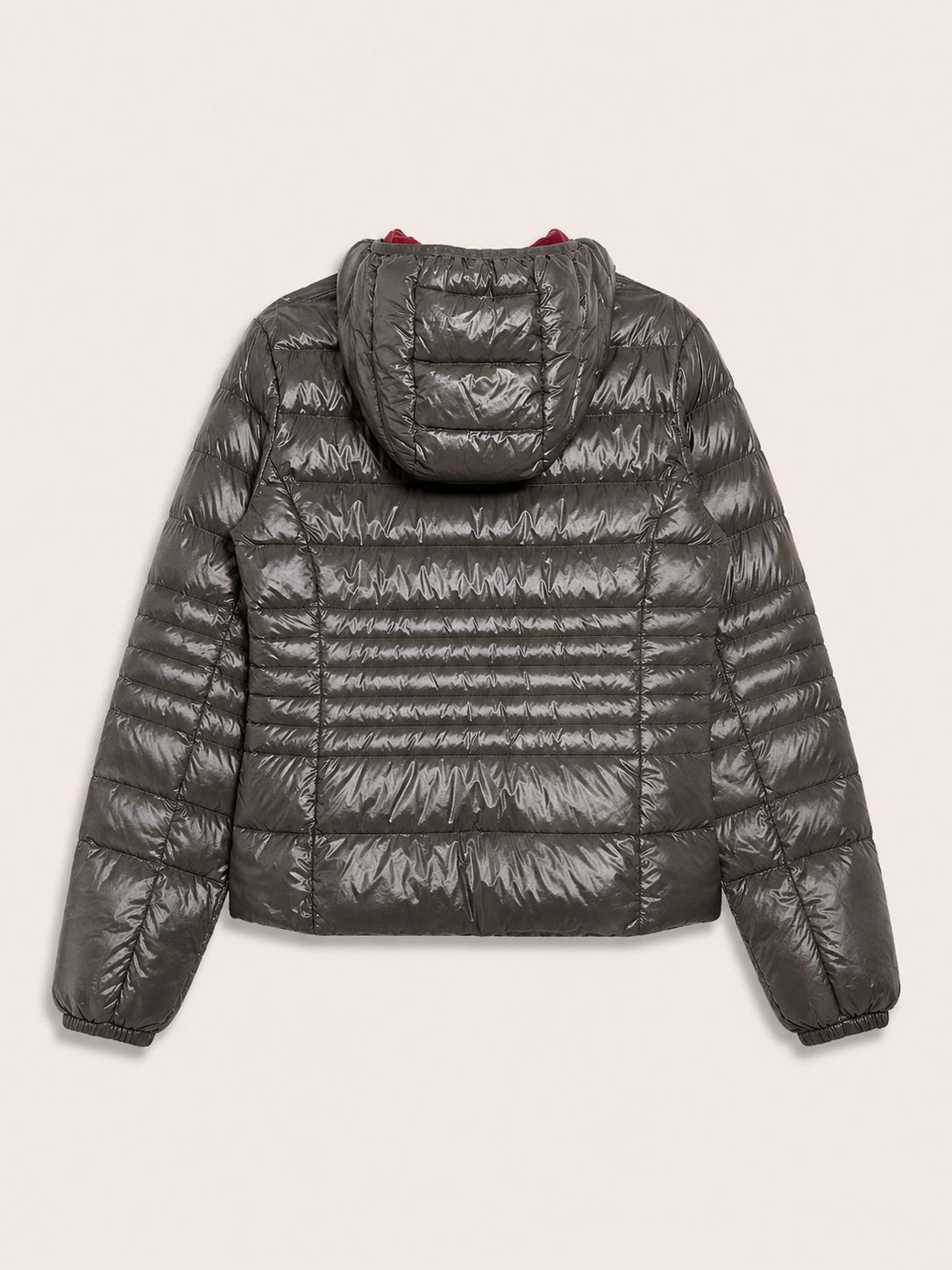 Casaca puffer ligero gris oscuro - Miniatura 2