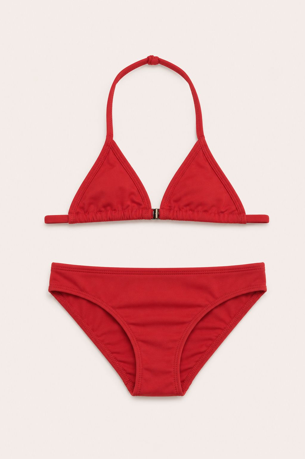 Bikini rosado triangulo