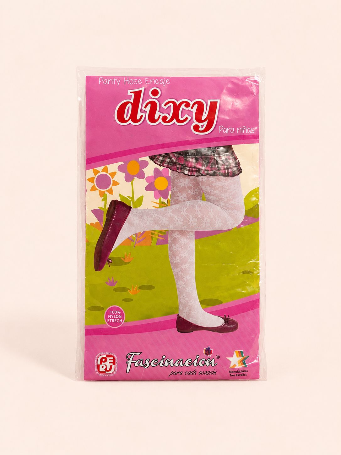 Pantys rosadas tramado - Miniatura 2