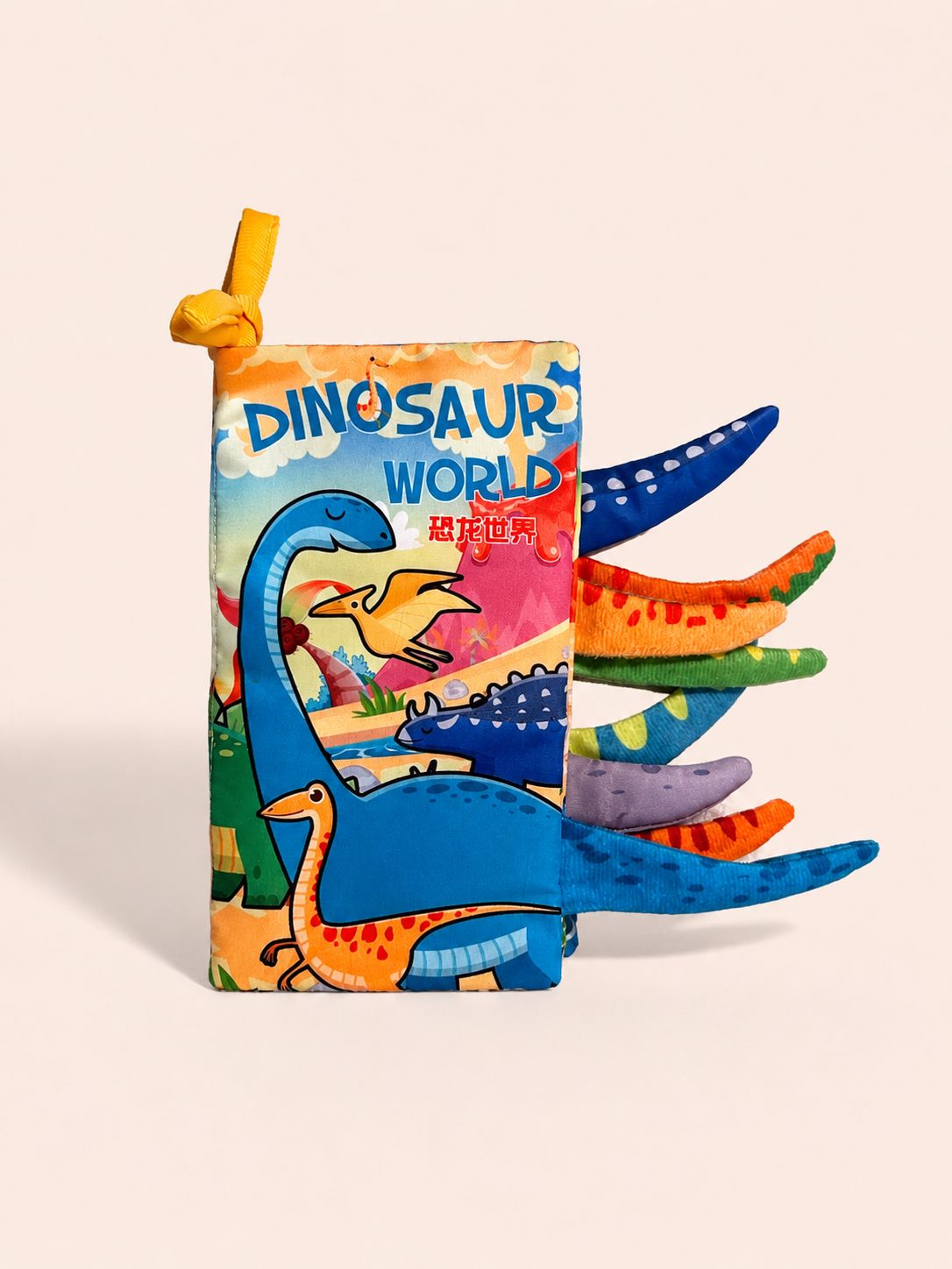 Libro de tela colitas de dinosaurios