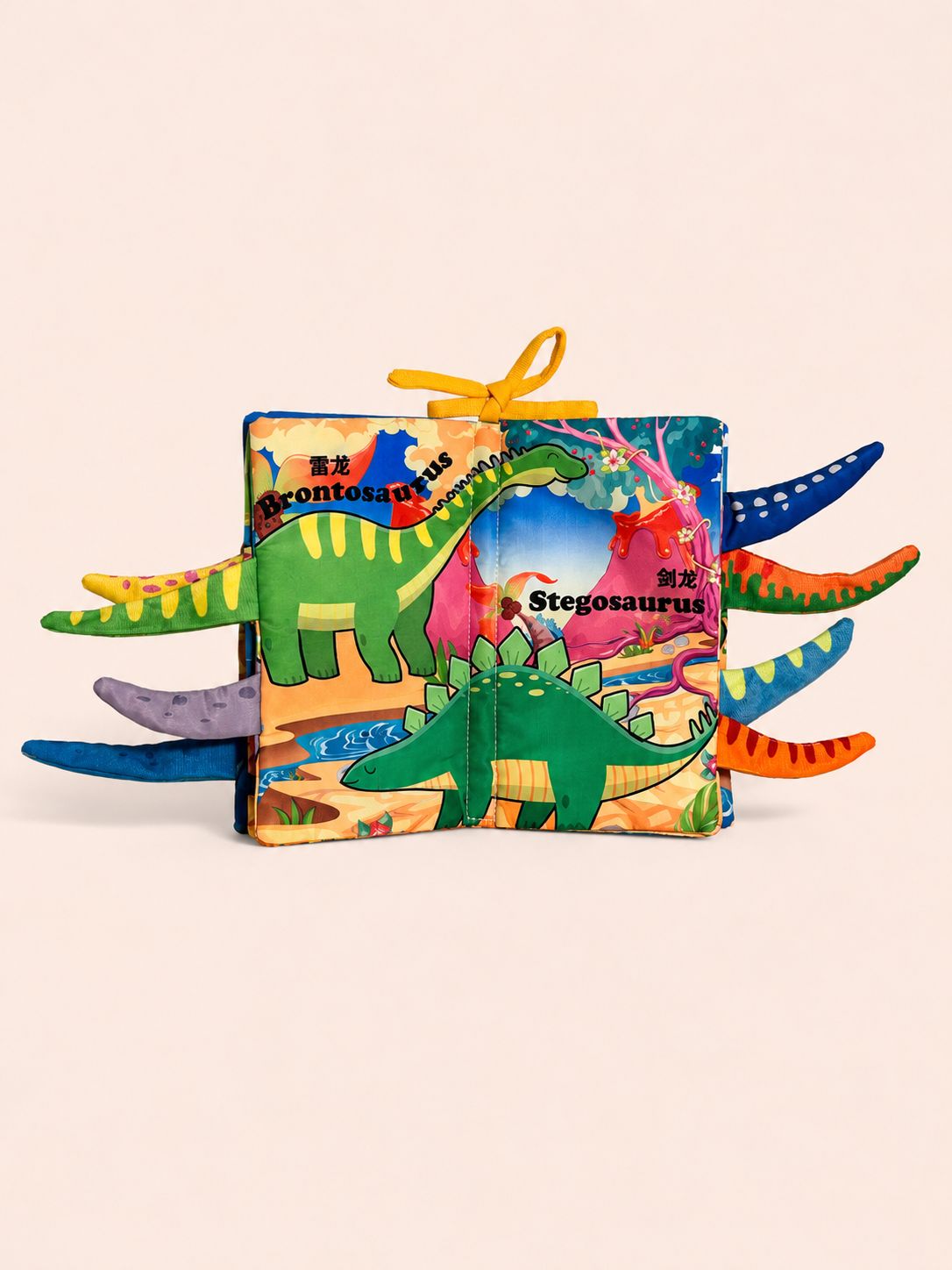 Libro de tela colitas de dinosaurios - Miniatura 2
