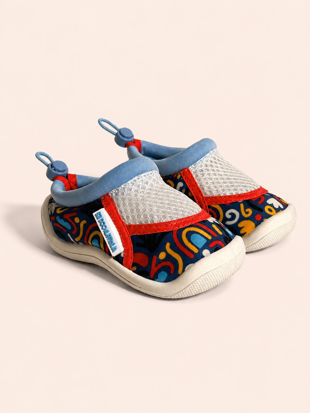 Aquashoes Azules con rojo