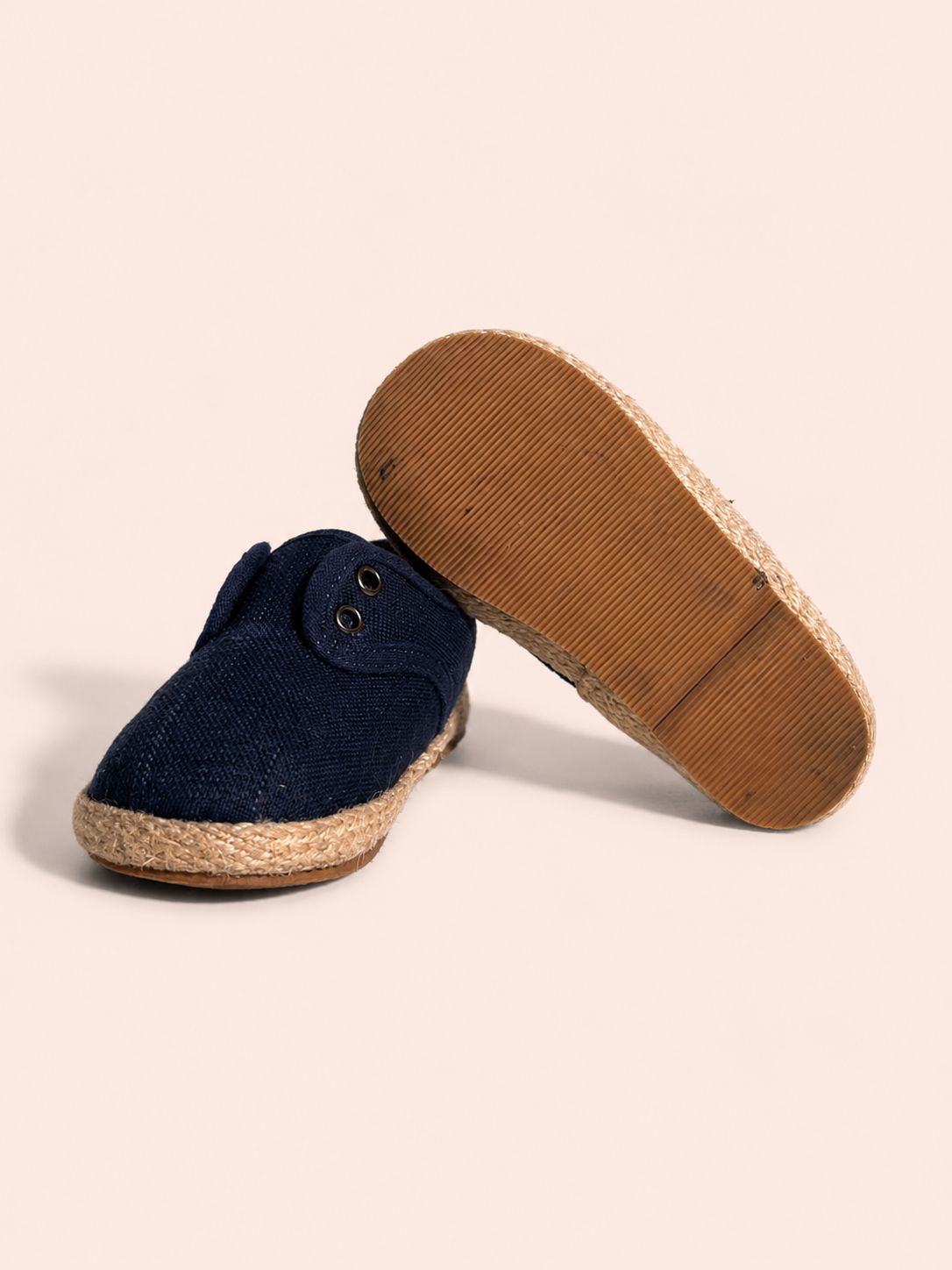 Zapatillas tela azules - Miniatura 4
